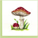 Quilled Card - Wild Mushroom
