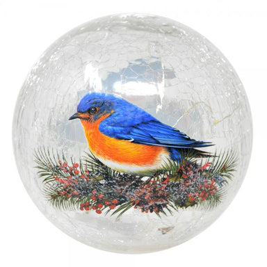 Crackel Glass LED Globe
