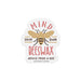 Advice for Life Typography Sticker - Bee