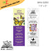 Advice for Life Mini Bookmark - Butterfly