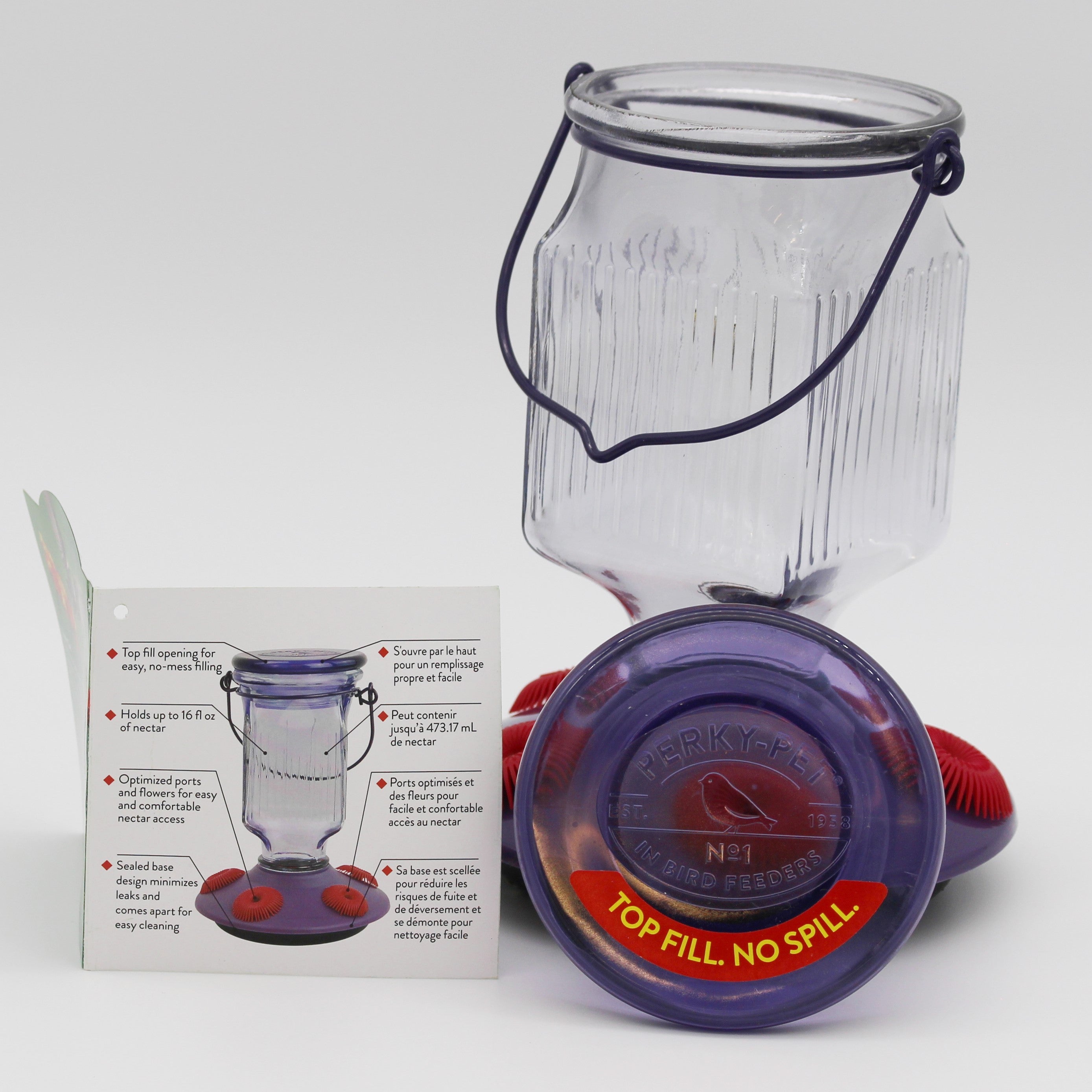Lavender Field Hummingbird Feeder-NLA