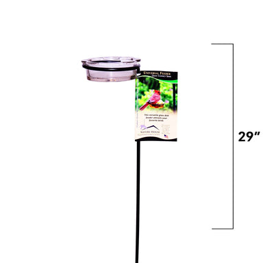Erva Clear Glass Dish and Step In Pole