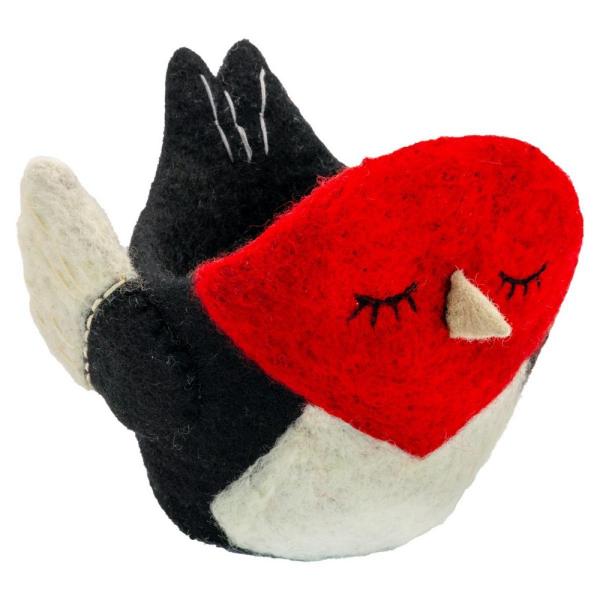 Felt Pot - Sleepy Woodpecker