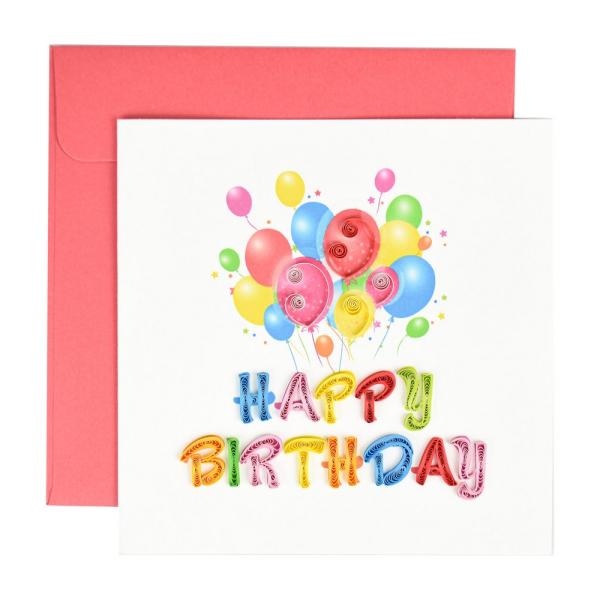 Quilled Card - Happy Birthday
