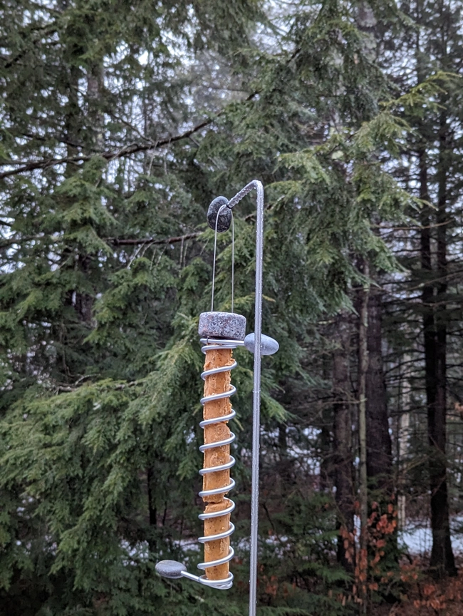 Sea Stones Flock Granite Suet Plug Bird Feeder