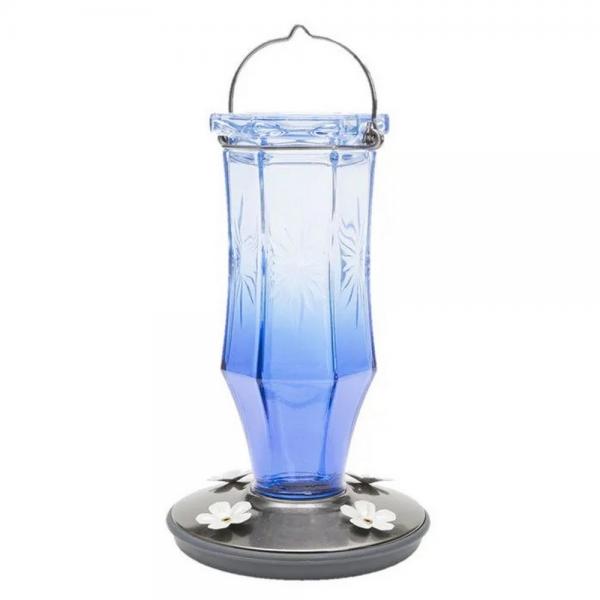 Sapphire Starburst Vintage Hummingbird Feeder RUSTS