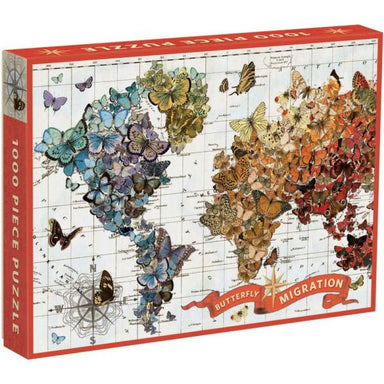 Wendy Gold Butterfly Migration Puzzle 1000pc