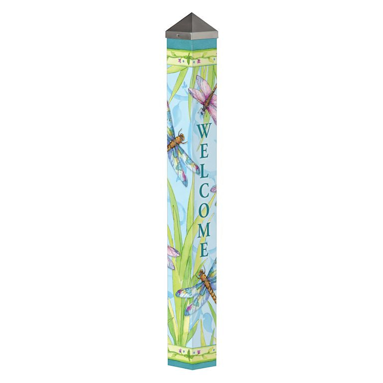 Art Pole - Dragonfly Days 40"