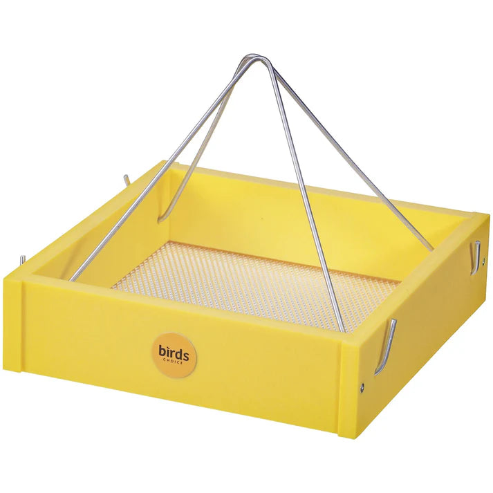 Small Hanging Tray - Yellow Recycled Plastic