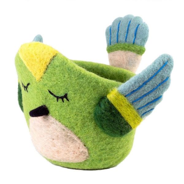 Felt Pot - Sleepy Hummingbird