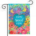 Floral Home Sweet Home Garden Flag