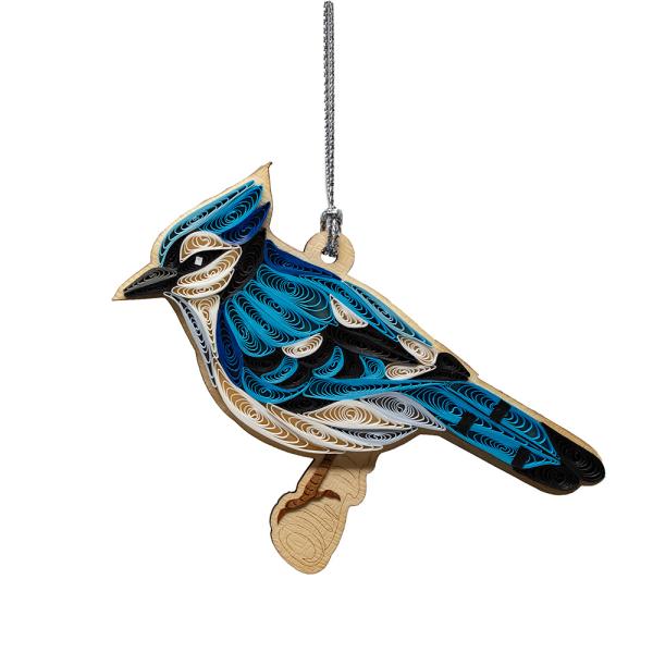 Quilled Ornament - Blue Jay