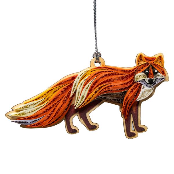 Quilled Ornament - Fox