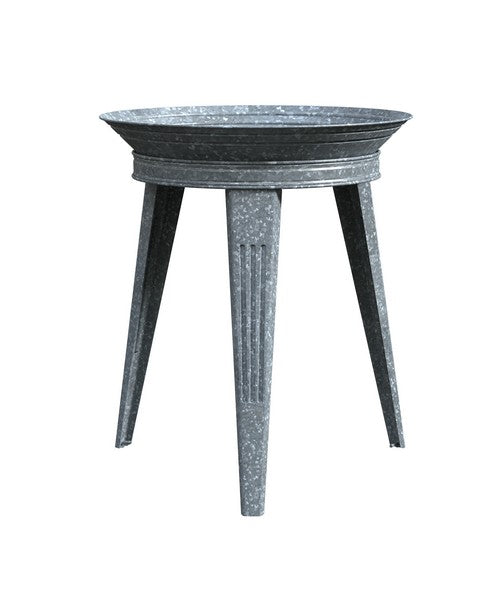 Vintage Galvanized Birdbath