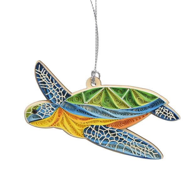 Quilled Ornament - Sea Turtle