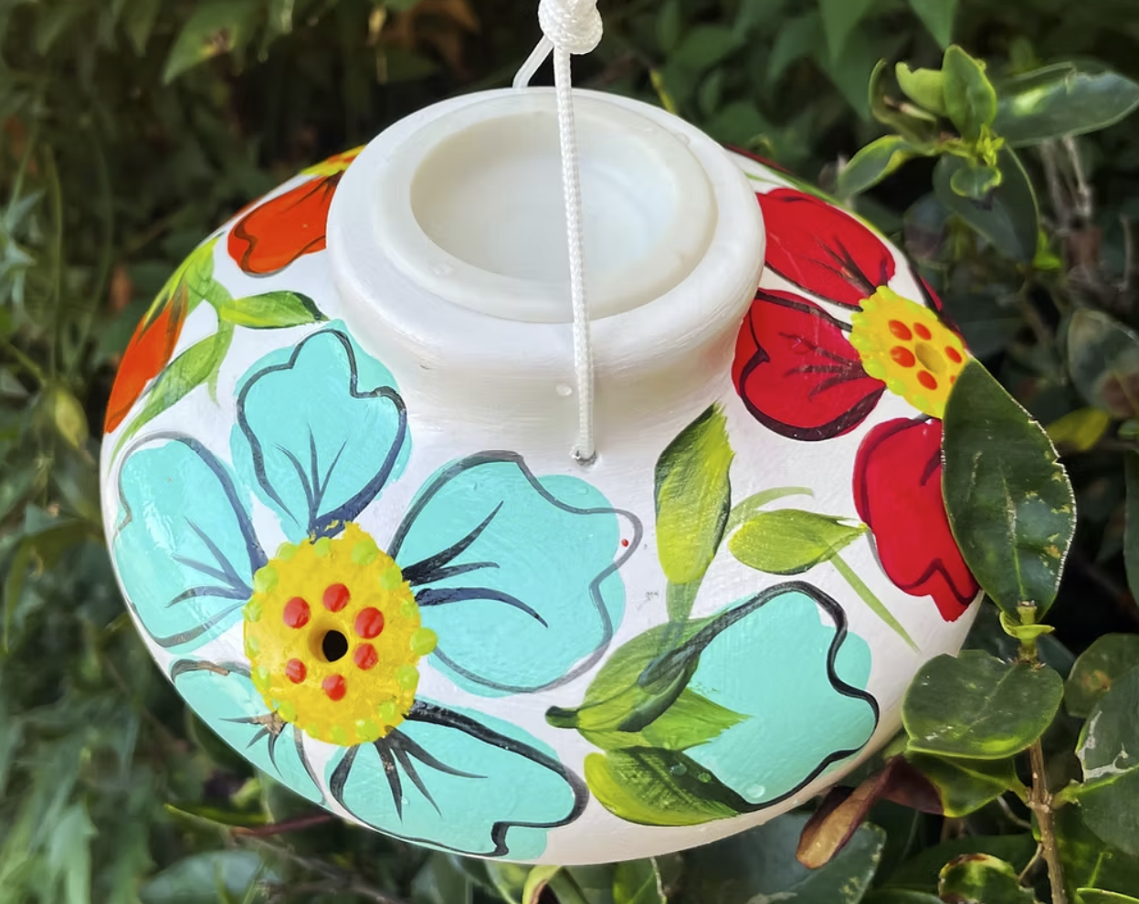 Lone Wolf Short Hummingbird Feeder - Fiesta