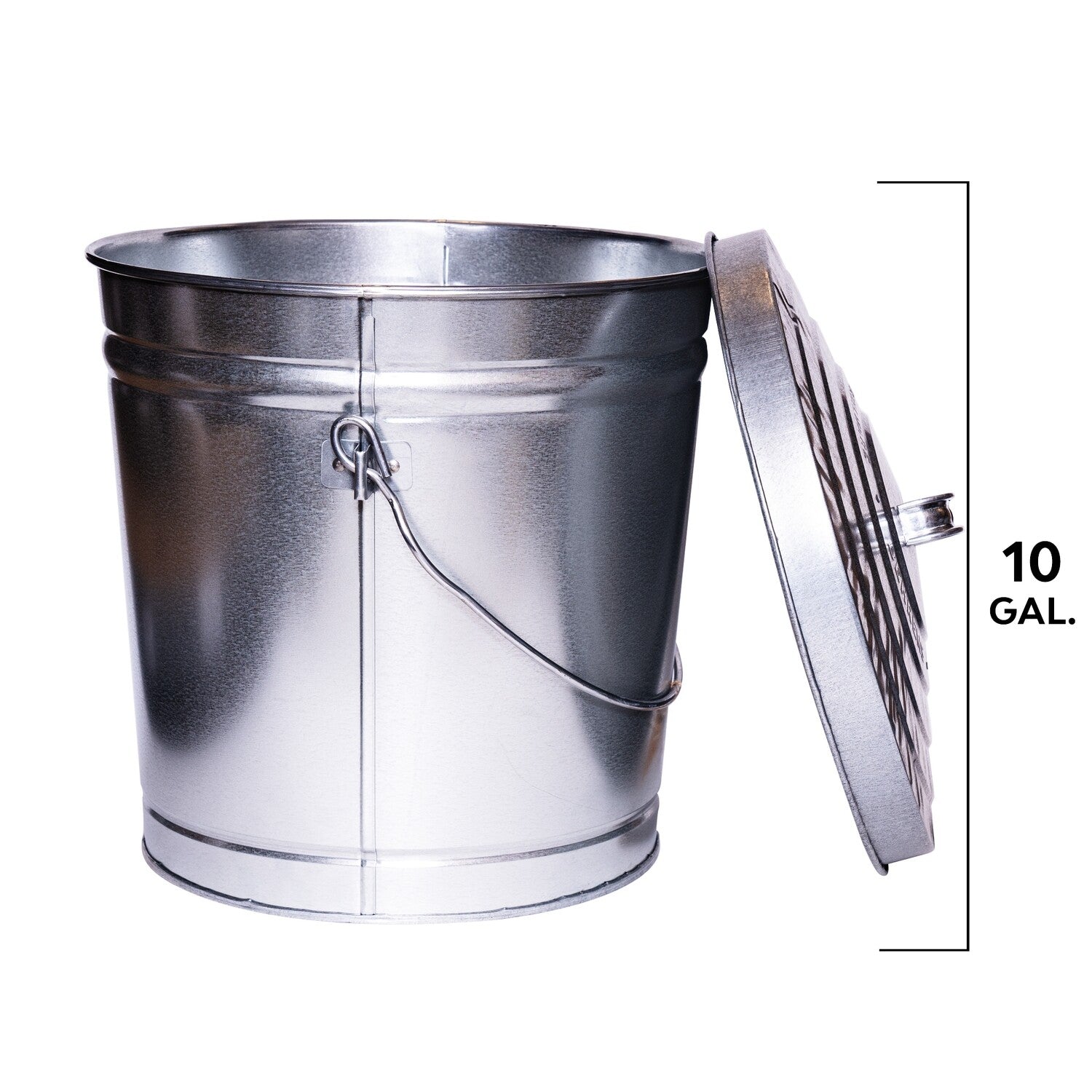 Galvanized Seed Can