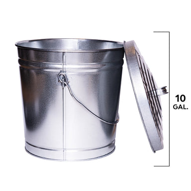 Galvanized Seed Can