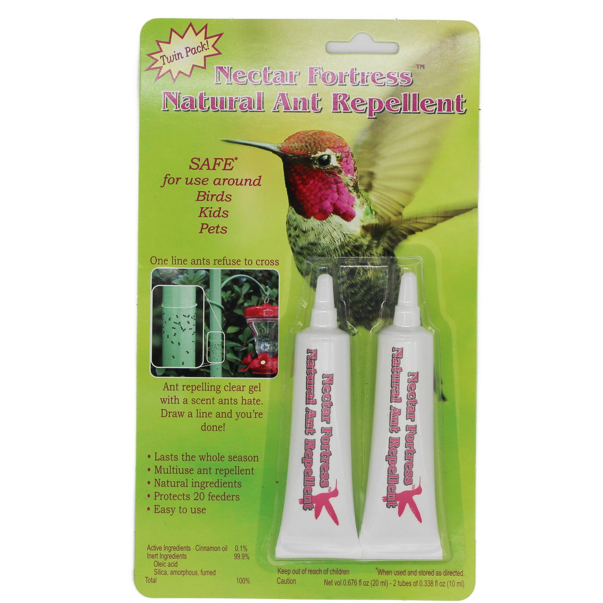 Nectar Fortress Natural Ant Repellent — For the Wild Birds