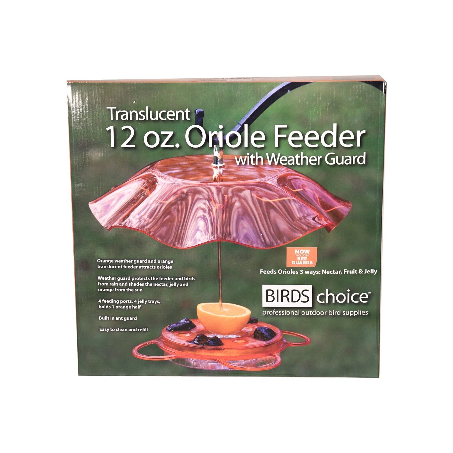 12oz Oriole Feeder with Weather Guard