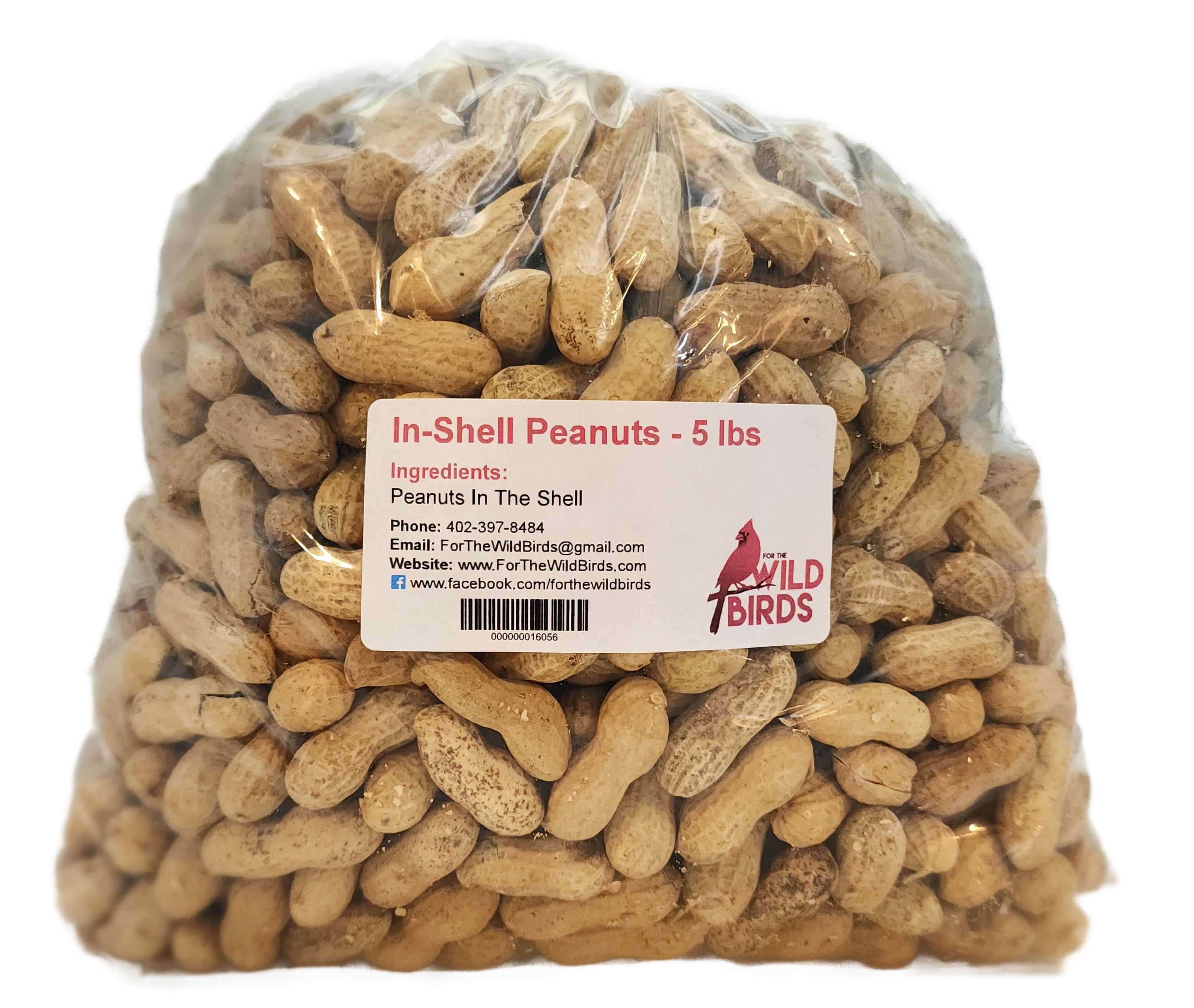 Bird Peanuts Shell In-Shell Peanuts — For The Wild Birds