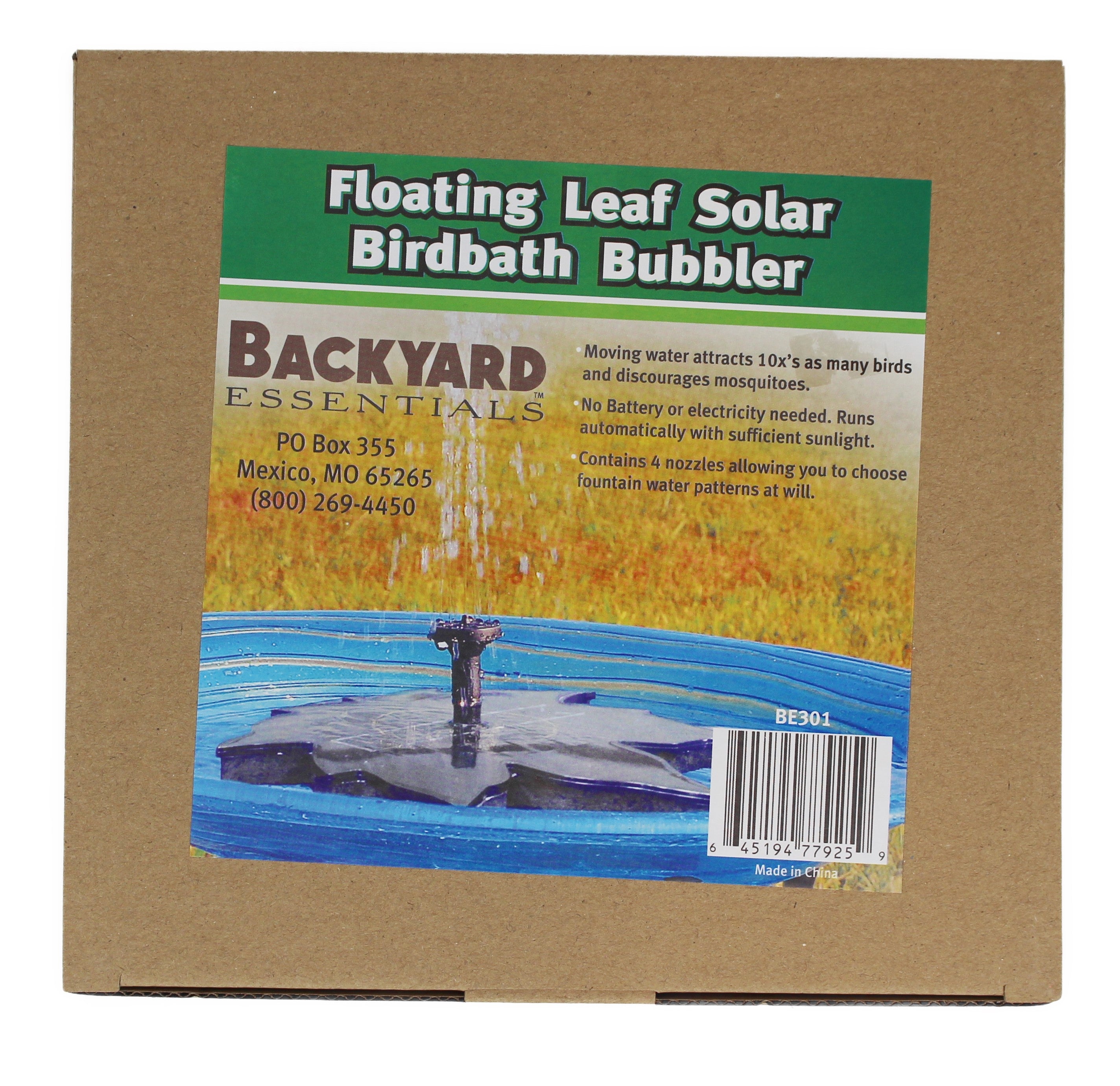 Floating Leaf Solar Bubbler