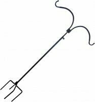 Adjustable Two Arm Shepherd Staff with Stability Step